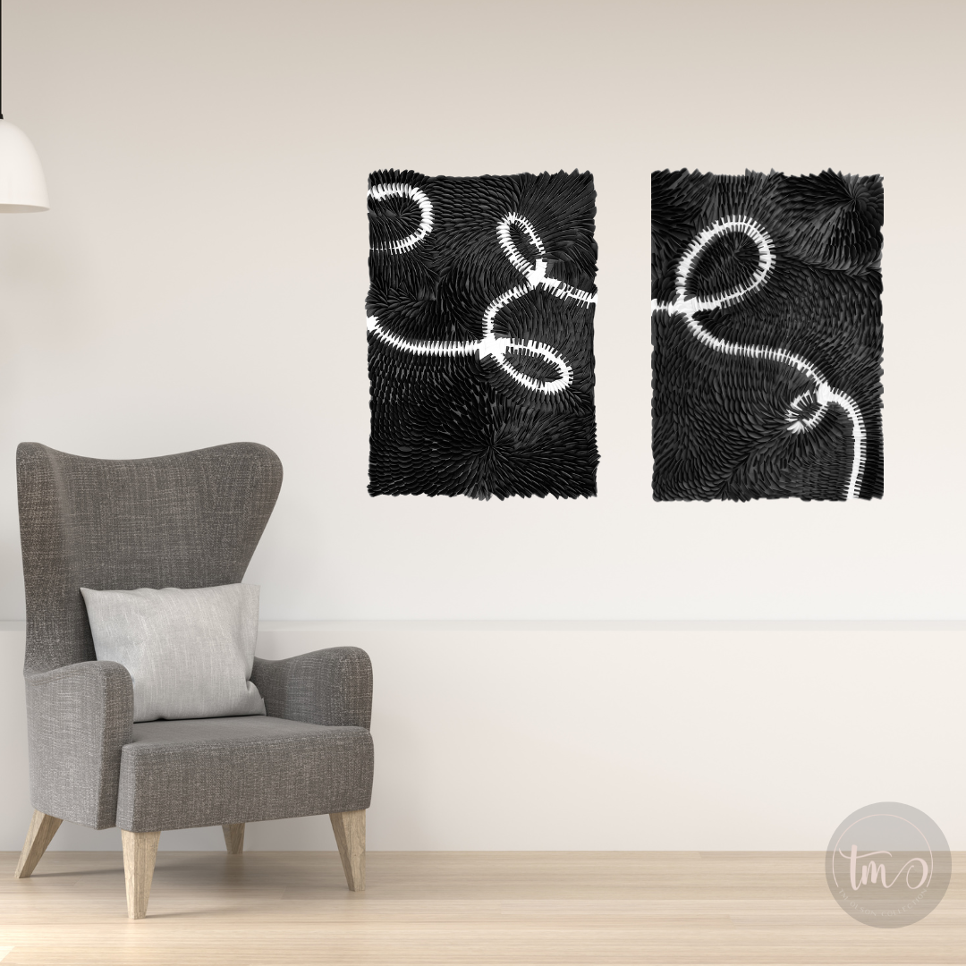 Someday Dimensional Textured 2 Piece Wall Art