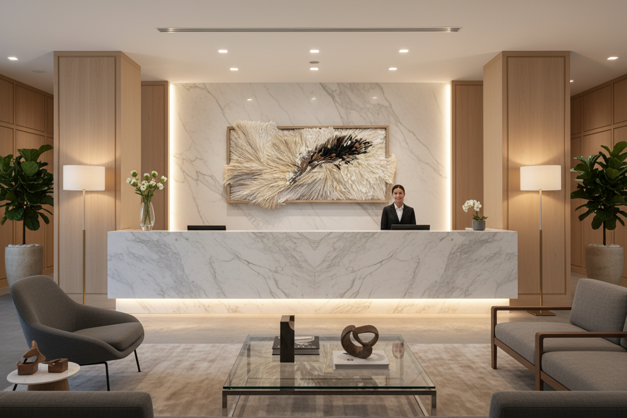 A rectangular wall-mounted art piece featuring layered, shaggy feather-like textures in cream, beige, gray, brown, and black, set within a light wood frame against a white background. original artwork by Artist Tam M Olson