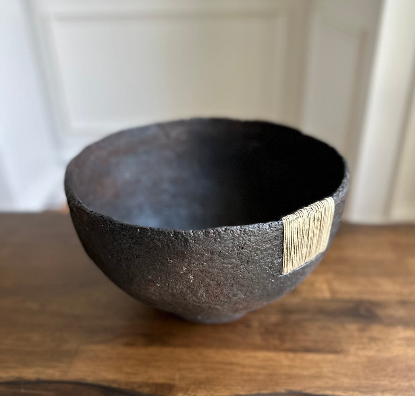 Rooted Organic Paper Mache Decorative Bowl