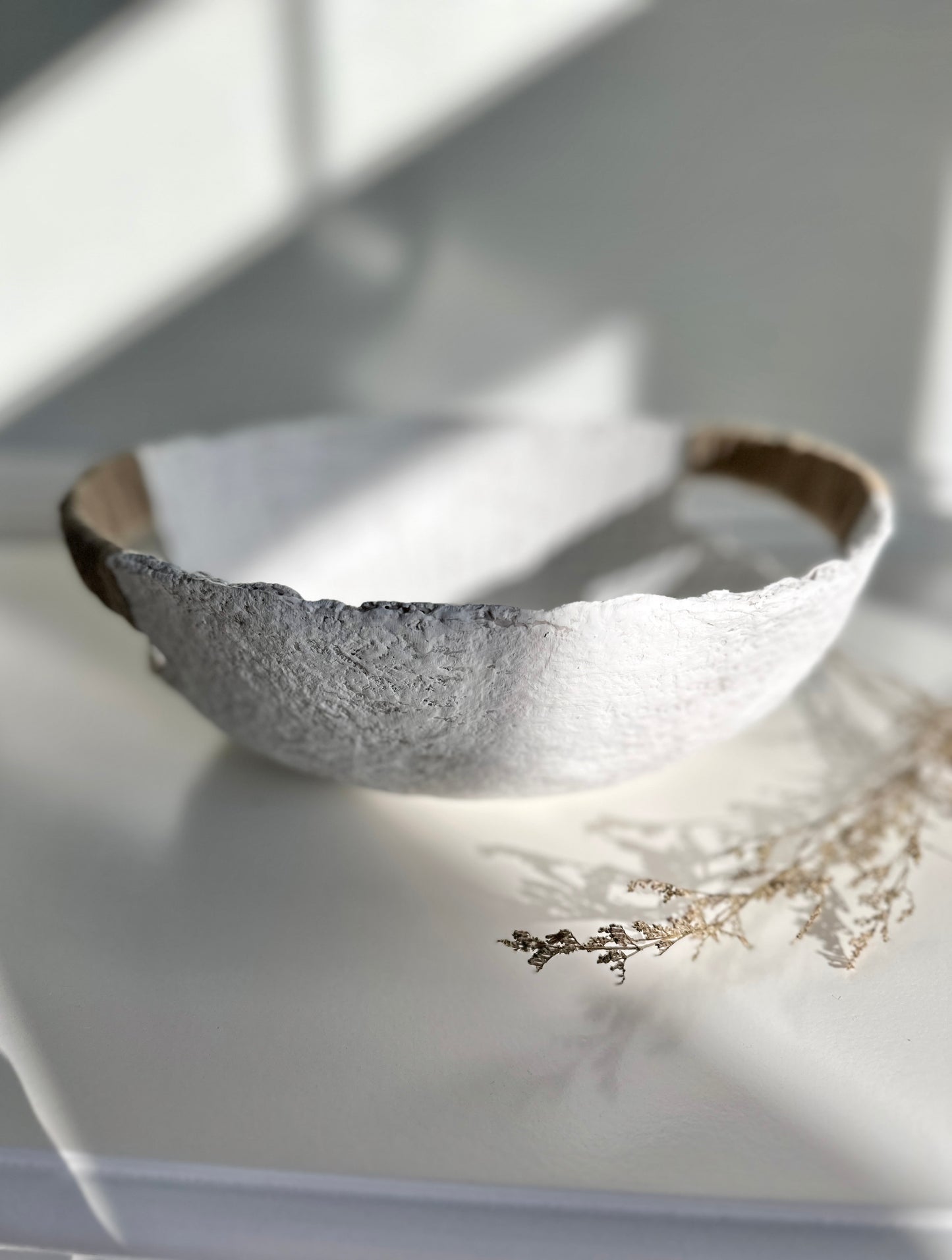 Perhaps Paper Mache Decorative Bowl