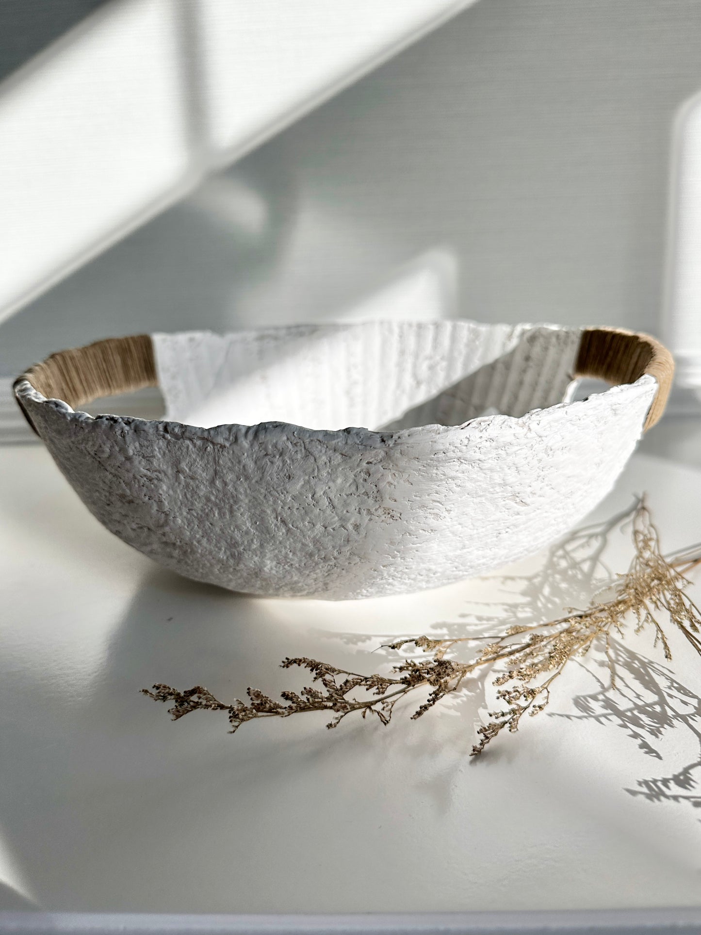 Perhaps Paper Mache Decorative Bowl