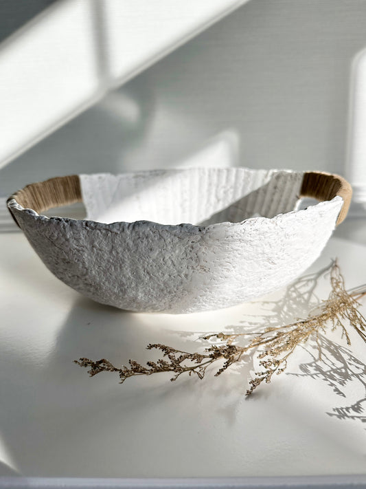 Perhaps Paper Mache Decorative Bowl